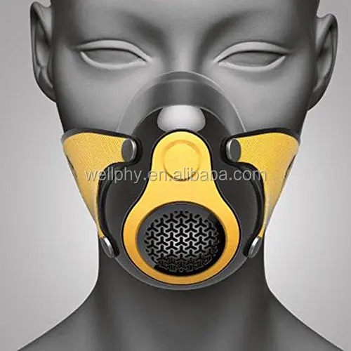 
High Altitude Oxygen Breathing Phantom Performance Face Mask with Resistance for Fitness Sports training 