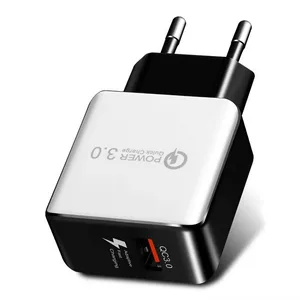 18W QC 3.0 USB Fast Wall Charger iPhone & Galaxy