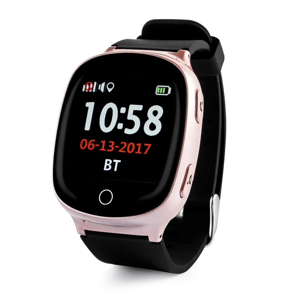 

Wonlex Factory OEM D100 Smart Tracking WIFI Locator Elderly GPS Watch Phone for Old Man
