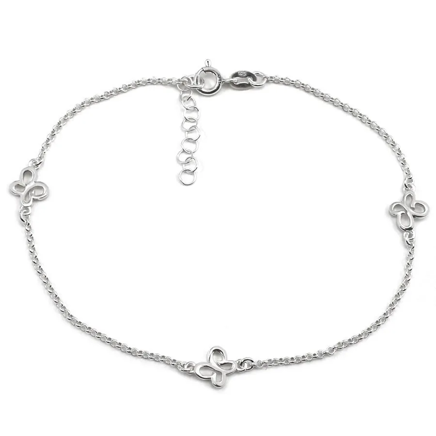 silver anklets