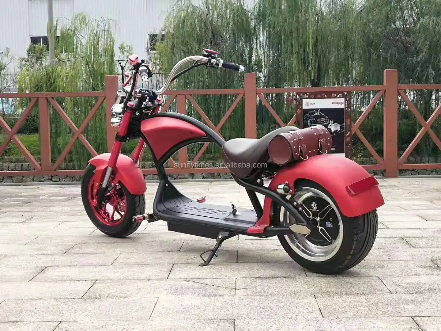 Электроскутер чоппер Harley m1 2000w