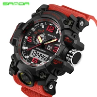 

SANDA 742 Men's Military Sport Watches Luxury LED Digital Wrist Watch Man Relogio Masculino