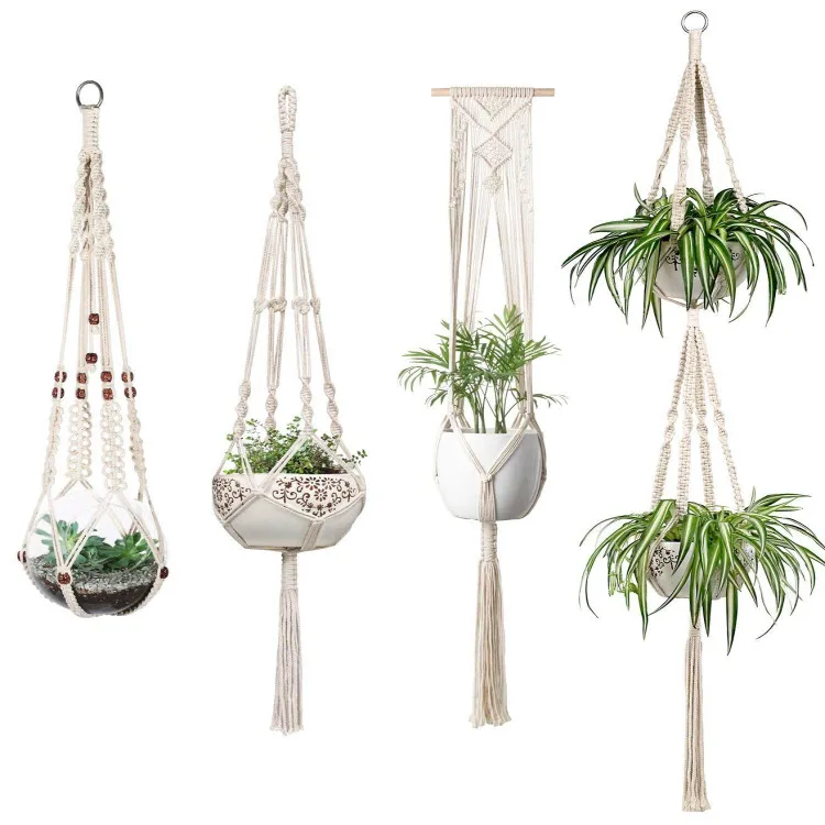 

Home Decorative wall tapestry, Handmade Cotton Macrame Plant Hangers for home