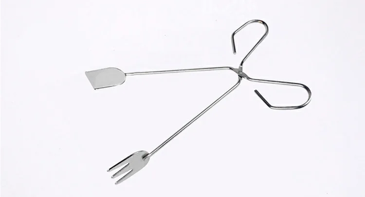  Products Supply Wholesale Kitchen Accessories Health Carbon Tool Stainless Steel Fire Plier Bbq Cooking Tool Barbecue Food Pliers