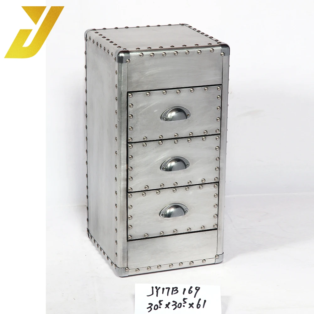 Small Narrow Aluminum Storage Cabinet With 3 Drawers Buy Cabinet Storage Cabinet Side Cabinet Product On Alibaba Com