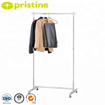 chrome clothes folding adjustable rack metal larger drying