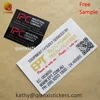 Wholesale custom matte polyester PC decal
