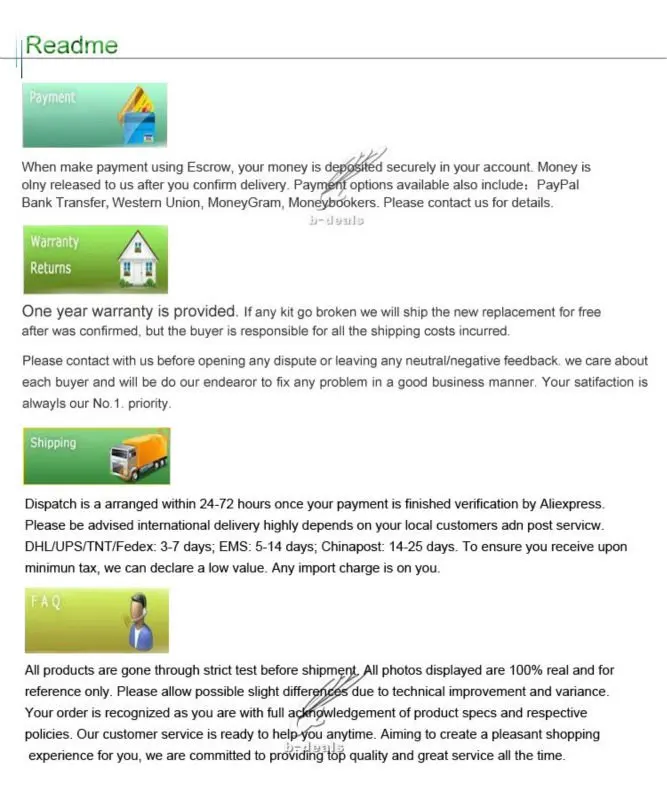 Readme aliexpress