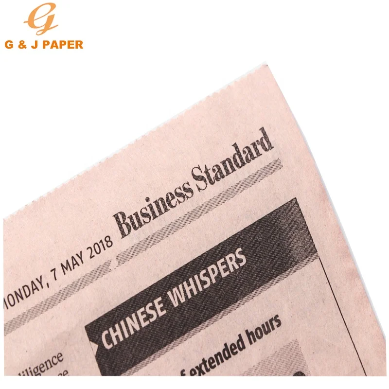 
The Cheapest Colour Ream Packing Standard Newsprint Paper 45gsm 