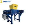 Kitchen waste two shaft shredder / Vegetable garbage crusher garbage recycling plant