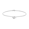 Customized 925 sterling silver bird bracelet charm