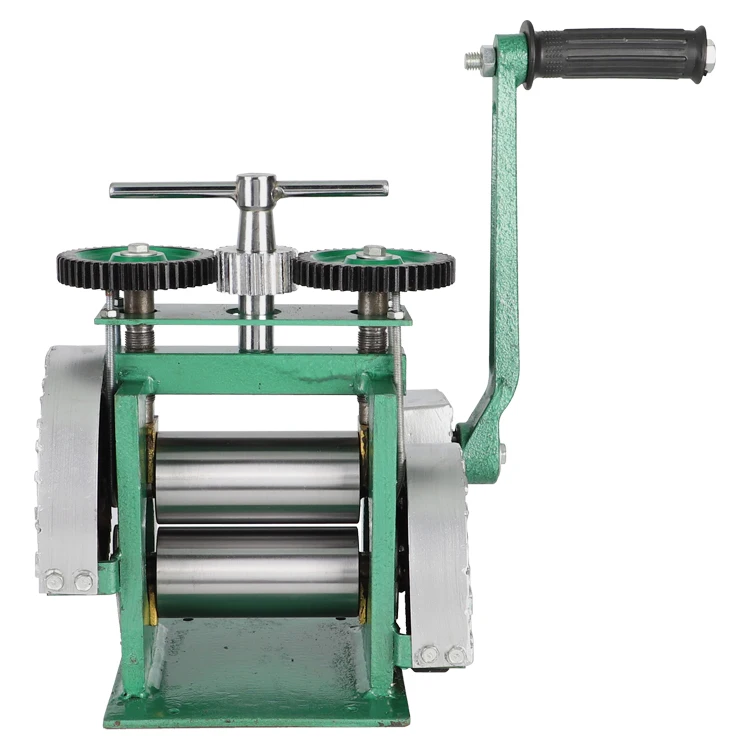 

Flat Hand Operate mini gold Rolling Mill , jewelry rolling mill tablet press machine