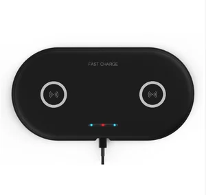 2 1 Universal Qi Wireless Dual Pad Fast Charger