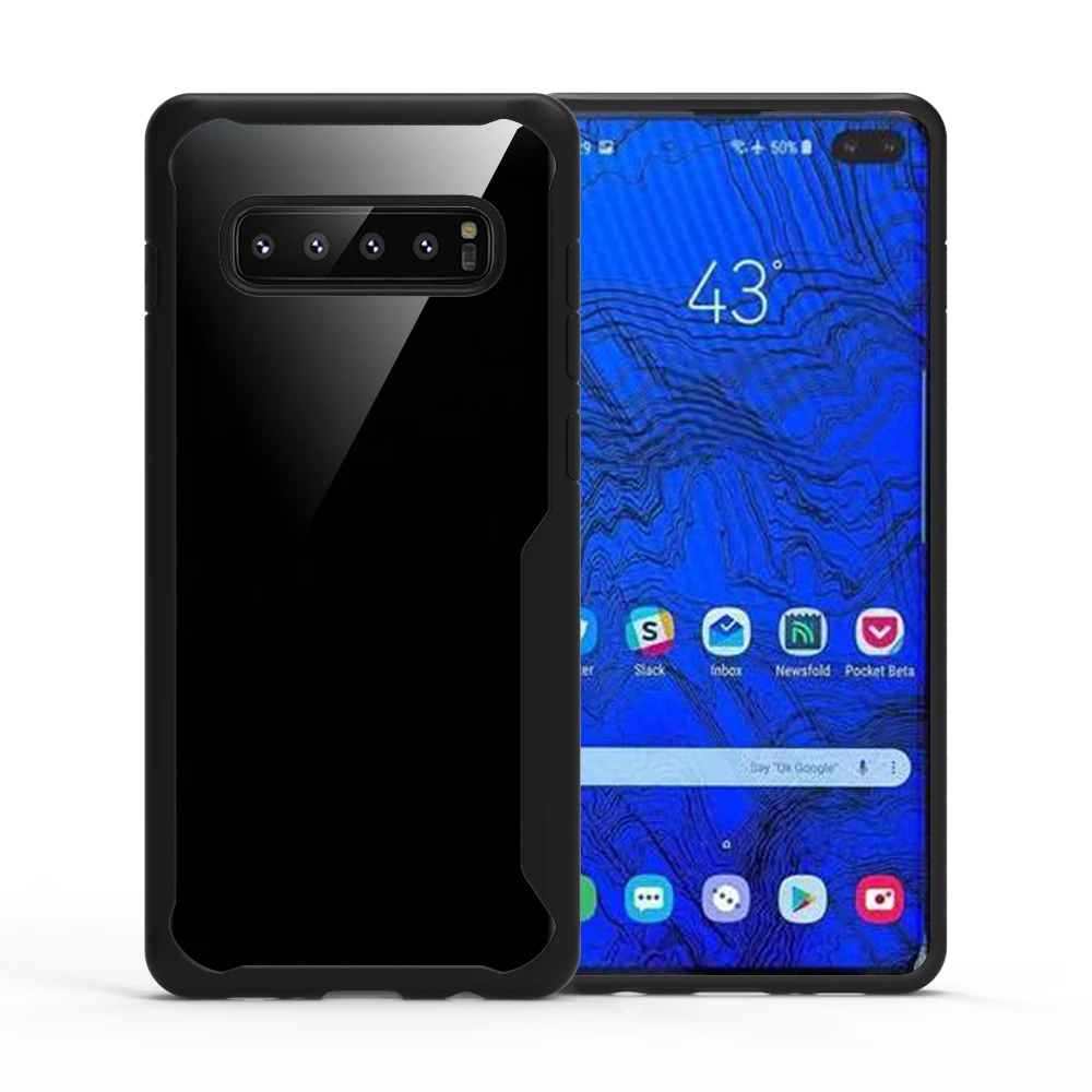

Ultra thin clear hard pc back case for Samsung S10