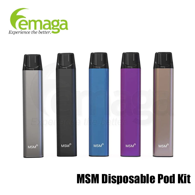 

New design MSM Disposable Pod kit E cig vape pen 30MG 2ml 350mah 400 puffs factory wholesale price welcome OEM/ODM service