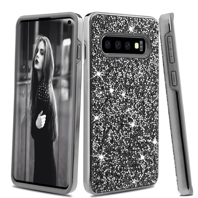 

Luxury S10 Mobile Phone Case Cover ,  Bling Bling Diamond Phone Case