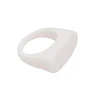 Wholesale Fashion jewelry simple black white thick custom acrylic resin rings for men