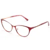 New Arrival Free Sample Metal Frame Matte Rose Red Cat Eye Optical Spectacles Frames