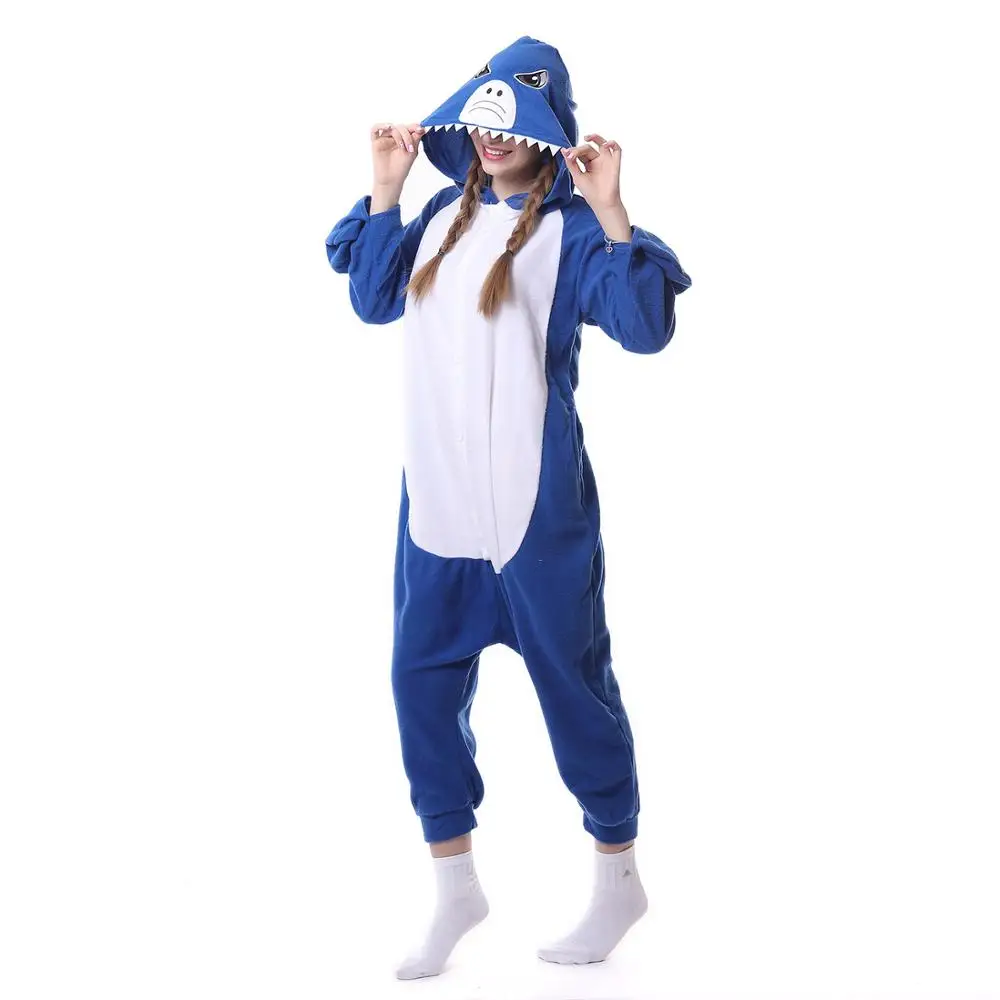 

Cute Shark Pajamas Polar Fleece Fabric Costume dress