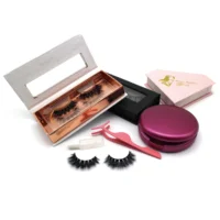 

Wholesale Vendor Cheap Price Cruelty Free Eyelashes Faux Mink Silk Private Label 25mm 3D Mink Lashes