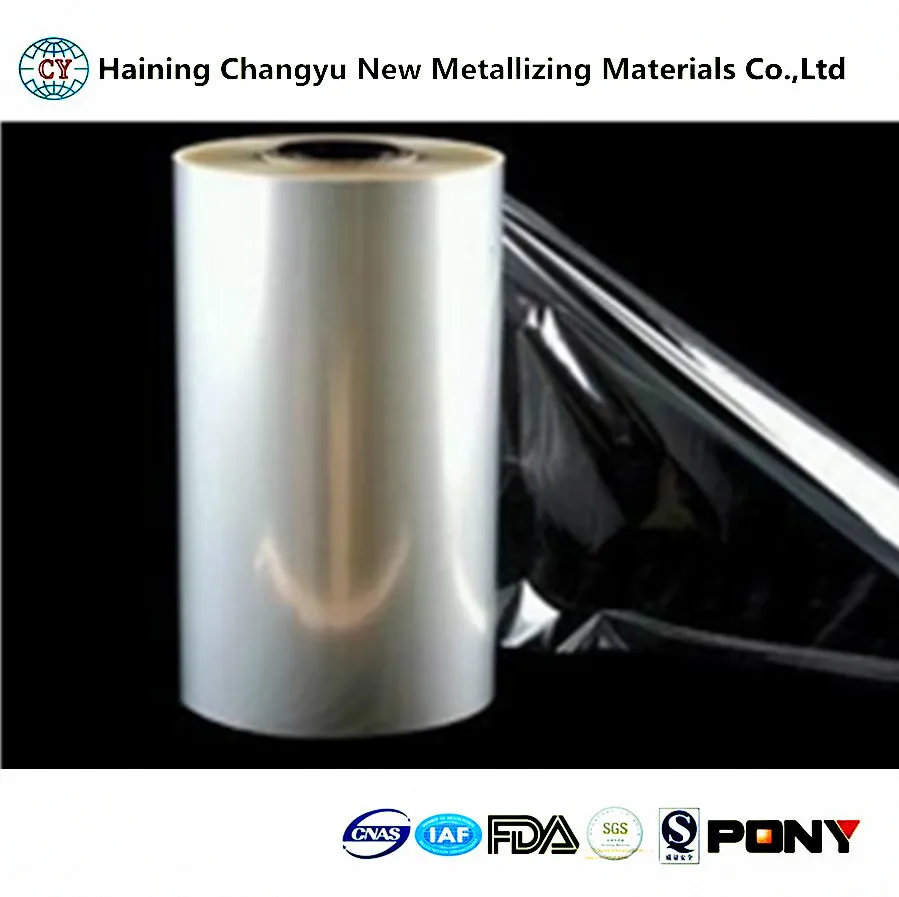 
High Barrier Transparent Clear AlOx PET Film for food 