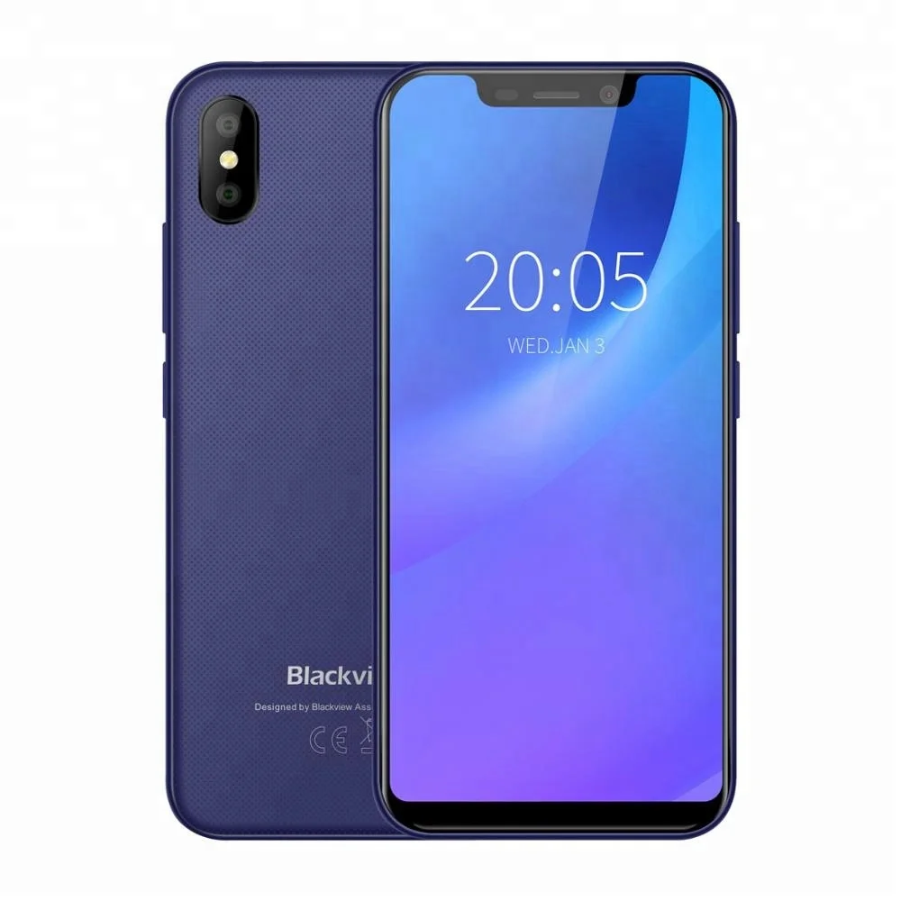 

Android 8.1 OS Blackview A30 5.5 inch 19:9 full screen smartphone MTK6580A Quad Core 2GB+16GB 2500mah battery Face ID 3G mobile, Black;gold;blue