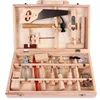 ML-0029 wooden simulation dismantling work tool kit construction toy role play set tool box toy