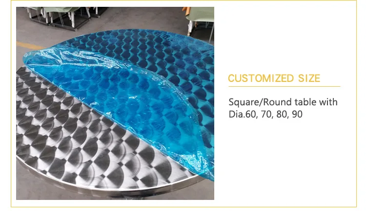 Outdoor stainless steel folding bar cocktail table 