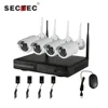 4ch 720p Wireless Rohs Security Camera Kit With Super Mini Wifi Wireless Reversing Camera Kit Nvr Complete Cctv Set