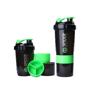Image of New design good quality 500ml USA custom plastic shaker bottle protein