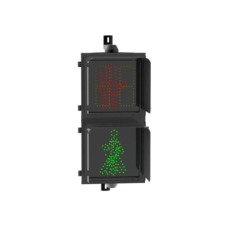 300mm 2 Aspect Roadway Safety Red Green Led Running Man Pedestrian