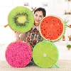 Wholesale 3D Fruit pattern round memory Foam Chair seat Cushion