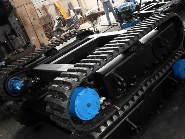 Small Rubber Track Assembly Track Chassis Undercarriage For Excavators ...