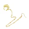 Indian Nose Ring Chain Jewelry Nose Ring With Chain Non Piercing Earring
