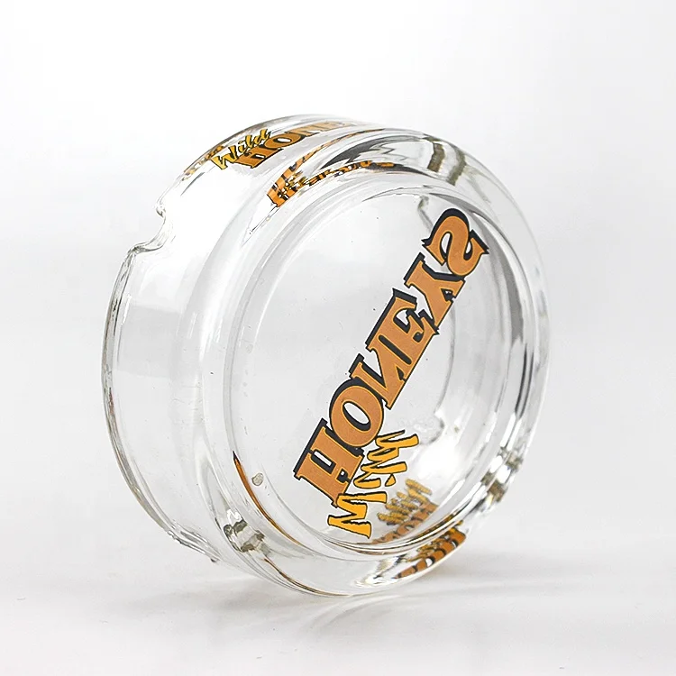 Cheap Glass Ashtrays Wholesale Personalized Custom Logo Ashtray Glass
