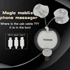 2018 new design portable USB plug massager electric acupuncture device with apple shape