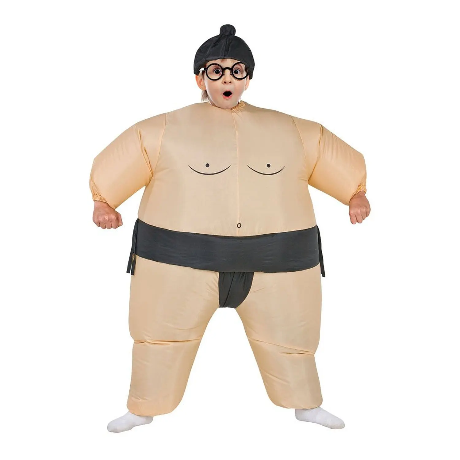 Kids Inflatable Sumo Wrestler Suit Costume for Halloween Purim Dance Party.
