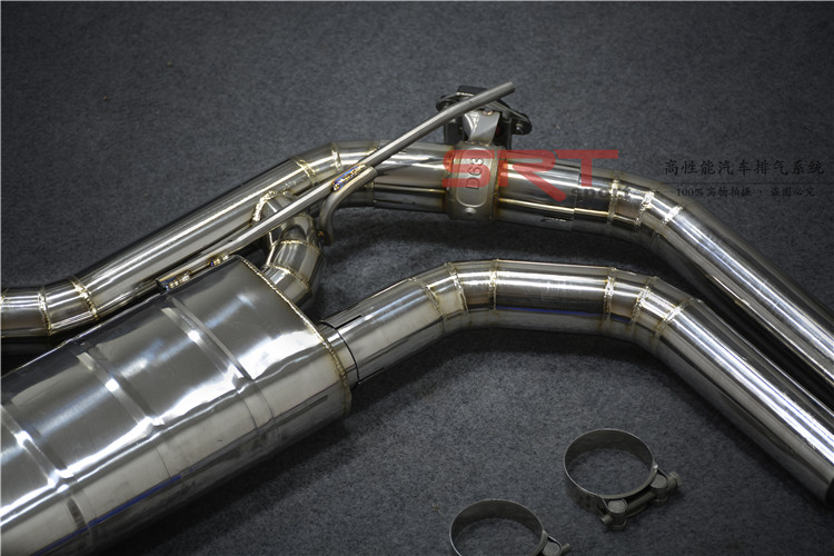 Stainless Steel Material Exhaust System Muffler For Audi A3 S3 Cat Back
