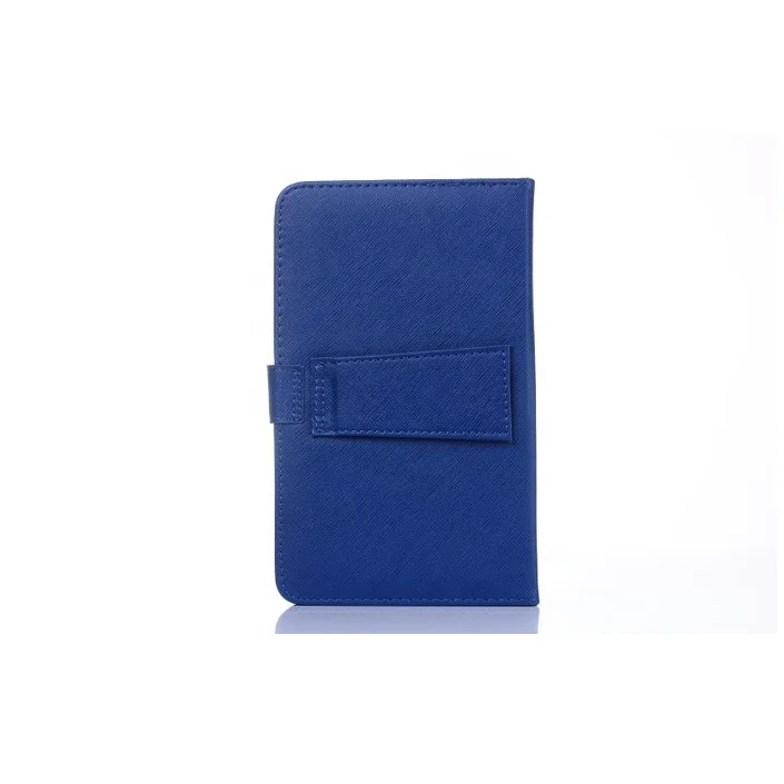 

Black or Bule leather Ultra Thin 7 Inch Wired Tablet Case, Two color