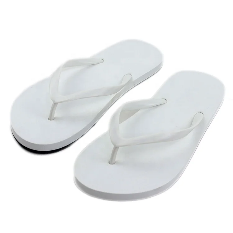 Wholesale Pvc Flipflop White Strap Embossing Men Beach Die Cutting Flip ...