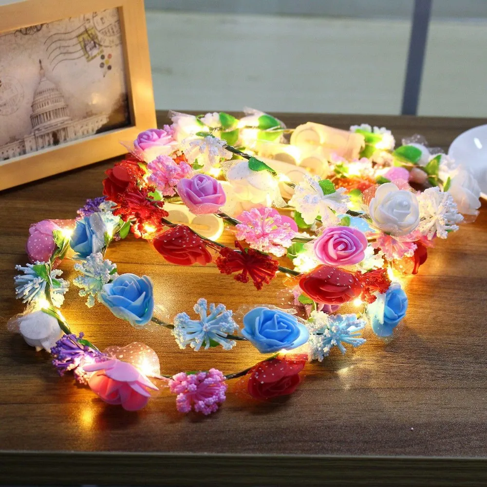 garland flower headband