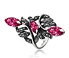 Bride Turkish Jewelry Huge Marcasite Rhinestone Rings (PES6-313)