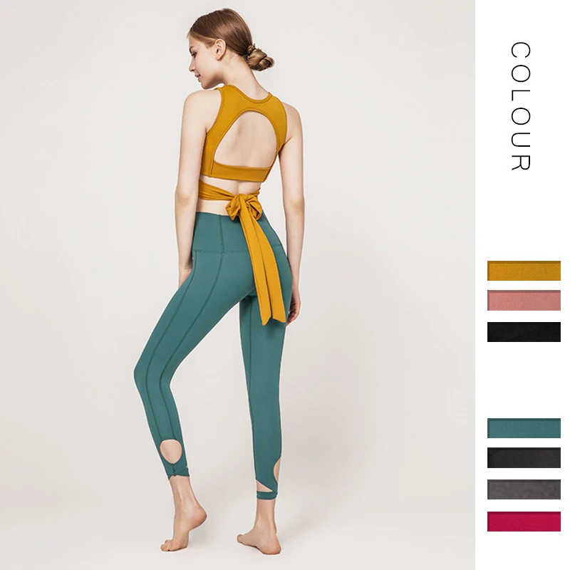 

Women Active Fitness Wear Two Pieces Yoga Bra Leggings Sportswear Set Women's Sports Suit