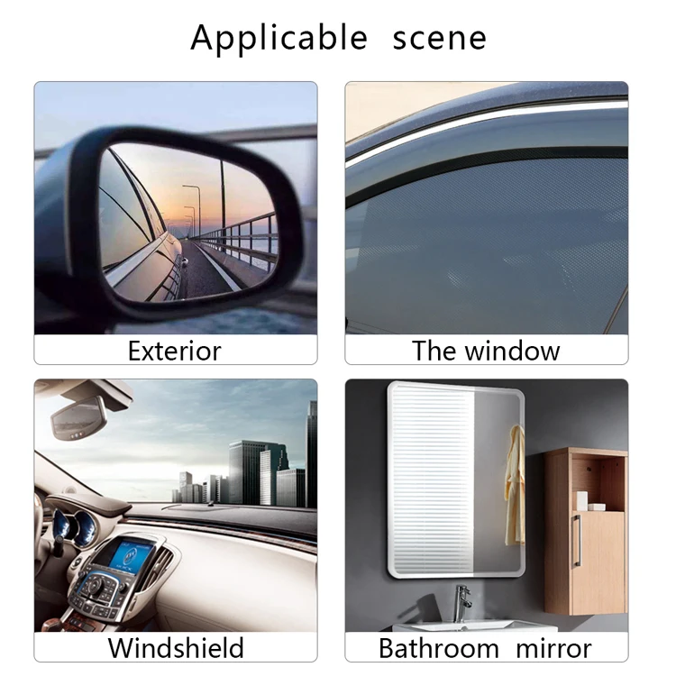 Car Mirror Window Protective Film Car Rear View Mirror Anti-Fog Membrane Waterproof Rainproof Exterior Accessories Car Stickers