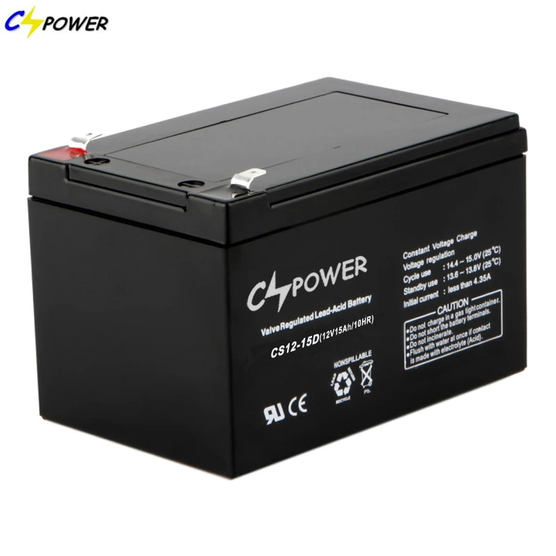 12v 15ah Ups Sealed Lead Acid Agm Deep-cycle Rechargeable Battery - Buy ...