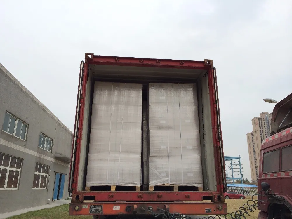 Cartons with pallet and pallet-wrap