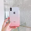 Fashion Sound Conversion Series Gradient Blue color with Air Cushions dust-proof Protect sound hole Cover for iphone XS 11