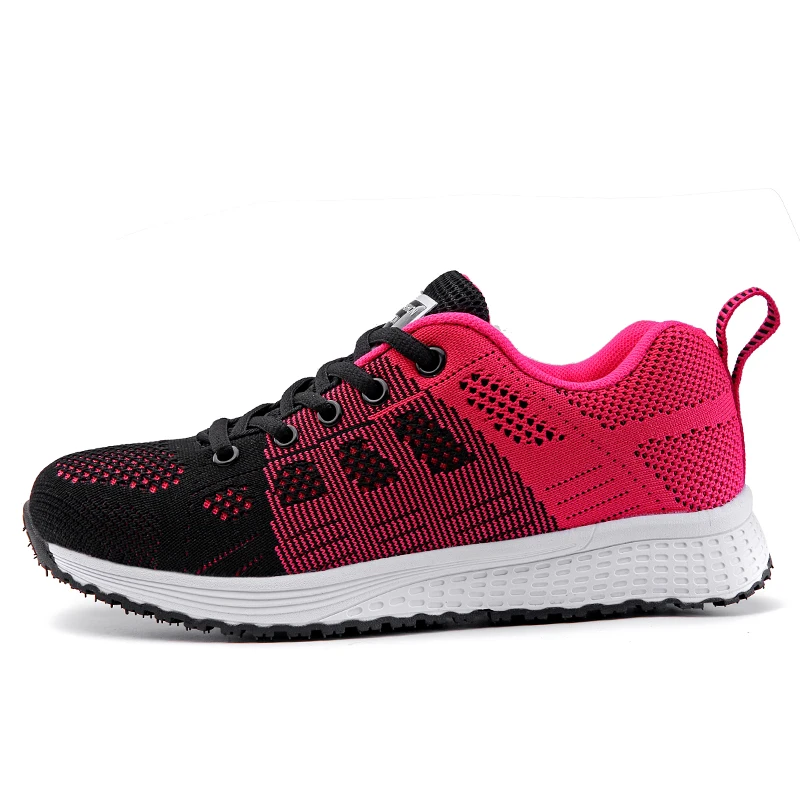 
Flyknit Flat Women Shoes For Casual Breathable Fashion Sneakers Women shoes 