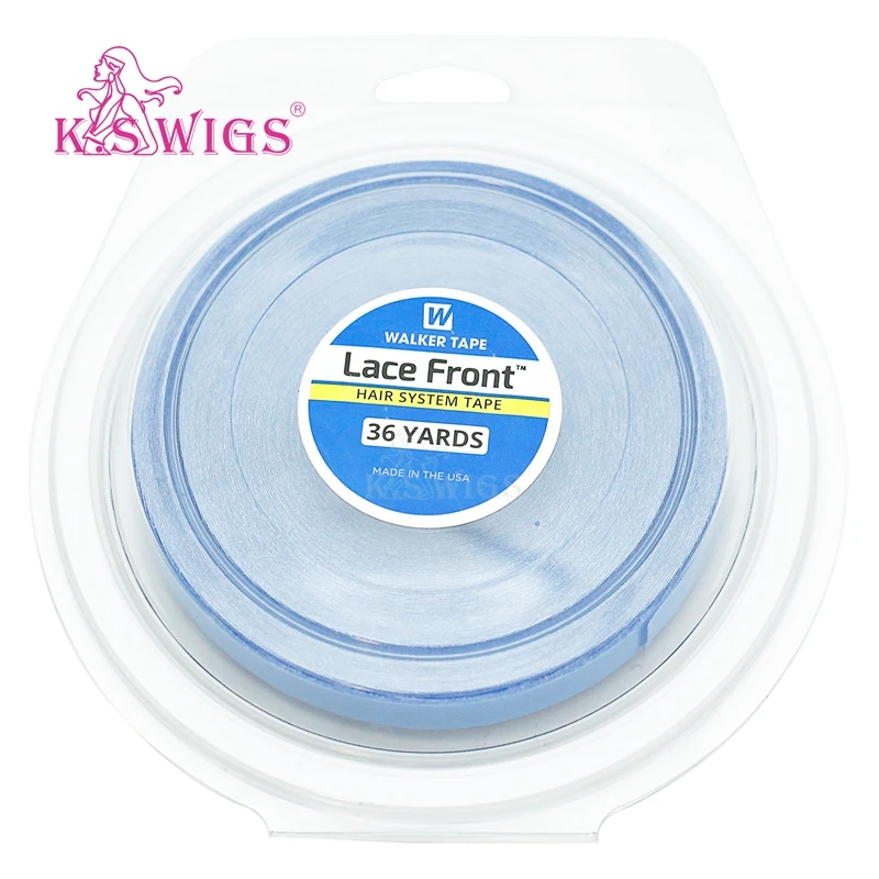 

K.S WIGS Best Quality Wholesale Price Lace Front Tape Roll Tape, Blue