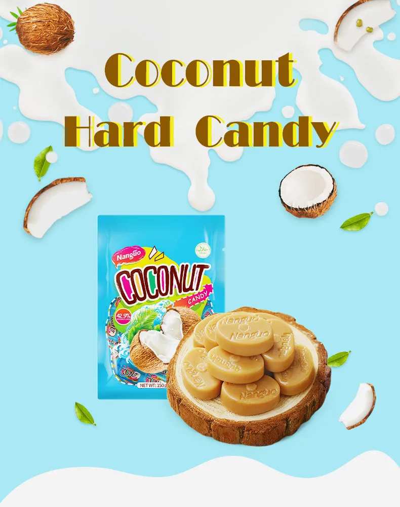 Brazil Korean Japanese Import Halal Clearly Fruit Hard Sweet Coconut Candy Buy Halal Candy